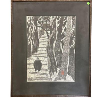 WINTER IN JACKO-IN WOODBLOCK KIYOSHI SATO