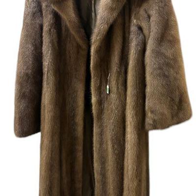 FULL LENGTH MINK COAT SIZE M