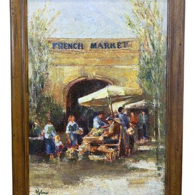 NEW ORLEANS FRENCH MARKET PAINTING
