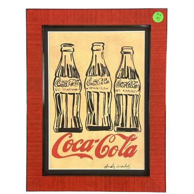 COCA-COLA 3 BOTTLES AFTER ANDY WARHOL