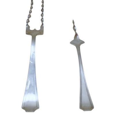 2 pc STERLING SILVER GORHAM FAIRFAX SERVING
