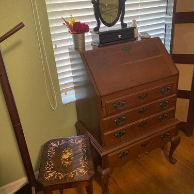 Queen Anne Style Secretary Desk
