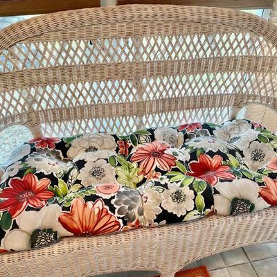 Wicker Loveseat