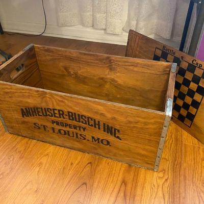 Budweiser Wood Box