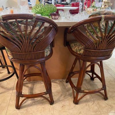 Rattan Bar Stools