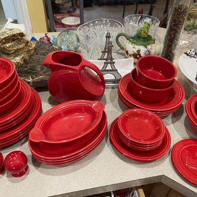 Red Fiesta Dish Set