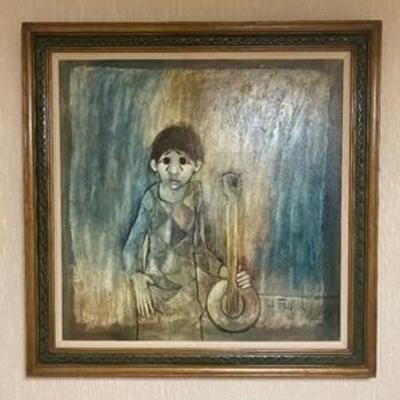 Original Painting by J. Faguet 

Measures 44 x 44 inches