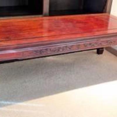 Beautiful Vintage Rosewood Coffee Table.

There is some discoloration and light scratches on the top. Please see photos for additional...