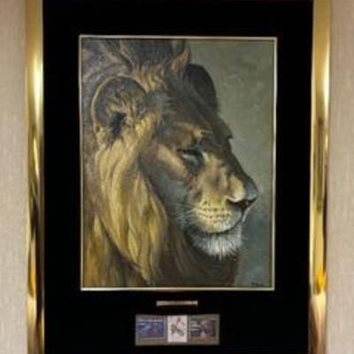 "The King Rests" Original Painting by Bryan Moon

Wow! So beautiful! 

Measures 32 x 42 inches. 
