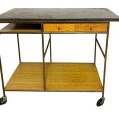 Mid Century Modern Paul McCobb Calvin Bar Cart for Calvin Furniture 

Mid Century Modern bar cart by Paul Mc Cobb for Calvin. Square tube...