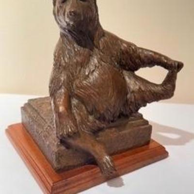 Hans Gilsdorf Bronze Bear Sculpture 

Number 3/35

Measures 7.25" x 7.25" x 10" 