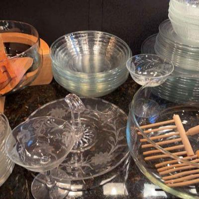 Arococ France Clear Class Plates, Bowls and Salad  Bowls