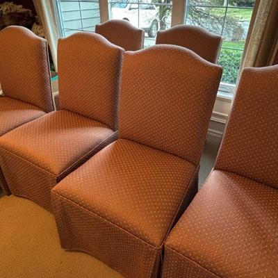 6 Upholstered Dining Chairs