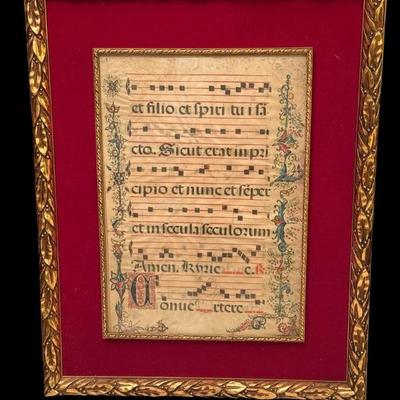 Renaissance period double sided 