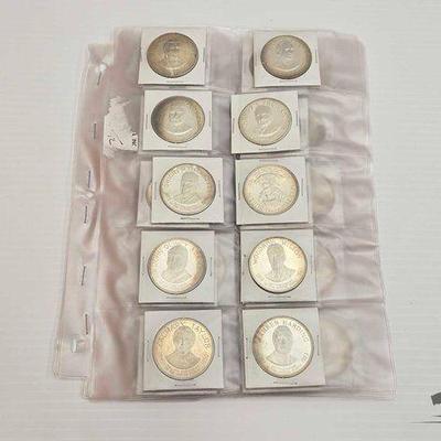 #2300 • (36) Silver Presidential Coins
