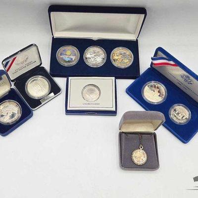 #2314 • (7) U.S. Coins & (1) Coin Necklace
