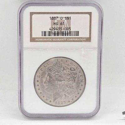 #1426 • 1887 New Orleans Morgan Silver Dollar
