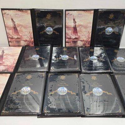 #2102 • (10) 2001 Solid Silver Resemblance Dollar Commemorative Coins
