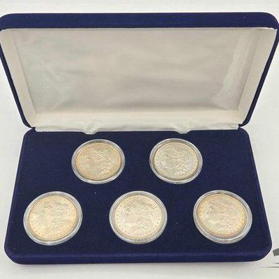 #1506 • (5) 1881-1885 Morgan Silver Dollars
