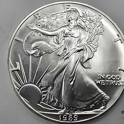 #2072 • 10 Silver Eagle Coins
