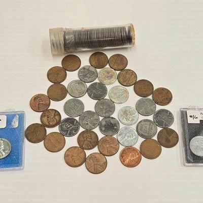 #1906 • (81) Steel & Lincoln Pennies
