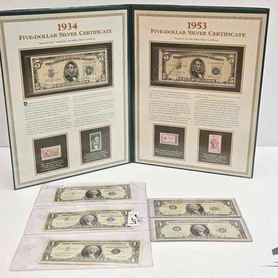 #1058 • (6) 2003 The Mount Rushmore Collection $1 Bill Albums
