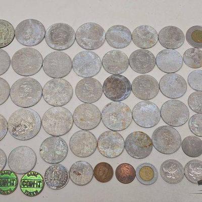 #1936 • Foreign Coins and Game Tokens
