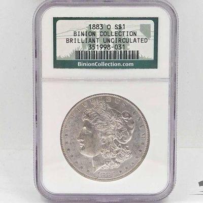 #1420 • 1883 New Orleans Morgan Silver Dollar
