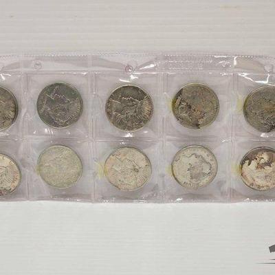 #1678 • (10) Morgan Silver Dollars

