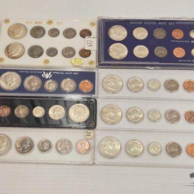 #1918 • (8) 1963- 1966 U.S. Mint Sets
