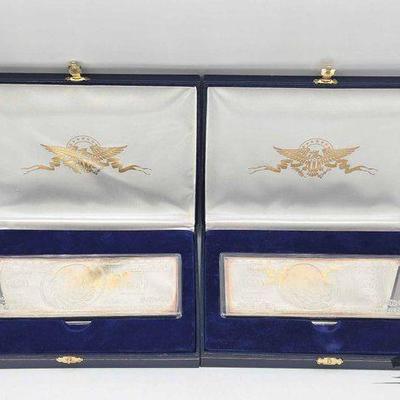 #2132 • (2) 2004 American Historic Society "Liberty" Silver Proof
