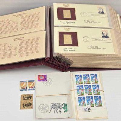 #2324 • Golden Replicas 1986 United States President Stamps & U.S. Stamps
