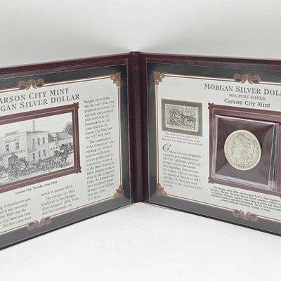 #1408 • 1890 Carson City Morgan Silver Dollar Album
