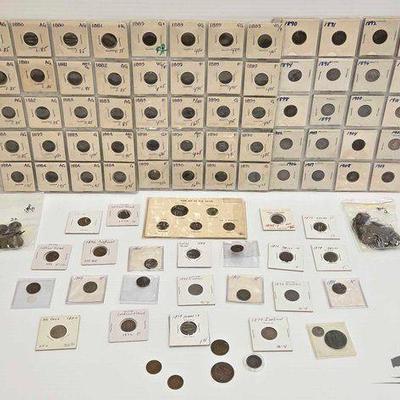#1902 • (167) Indian Head & Large Cent Pennies
