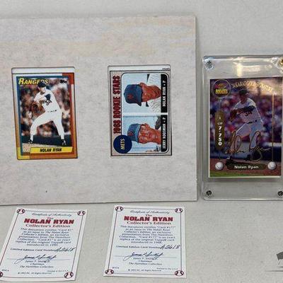 #2518 • (3) Nolan Ryan Baseball Cards
