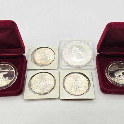 #2104 • (6) Fine Silver Coins
