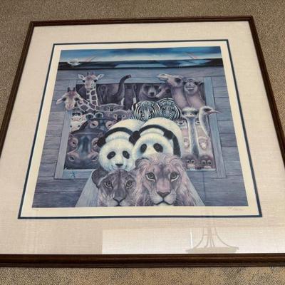 Margaret Keane "After the Storm" Signed & Authenticated Lithograph	