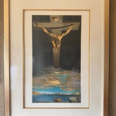 Salvador Dalí Signed Lithograph – Christ of Saint John of the Cross	