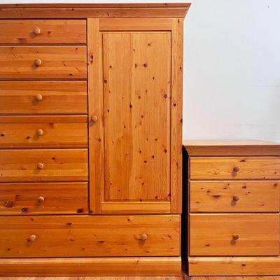 Canwood Furniture Armoire & Nightstand – Made in Canada	