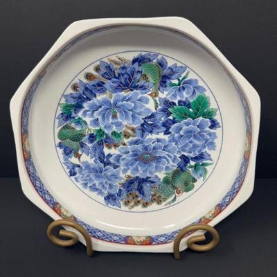Japanese Imari Serving Dish – Octagonal Vegetable Bowl Made for Gump’s	