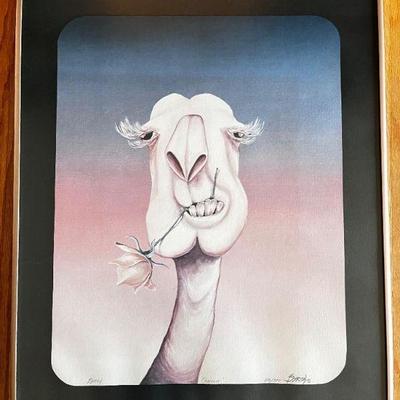 Framed Limited Edition Print – 'Camelia' by Byron – Signed & Numbered	