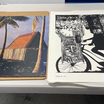 SCH011 - Vintage Leo Russell Print & City Of Refuge