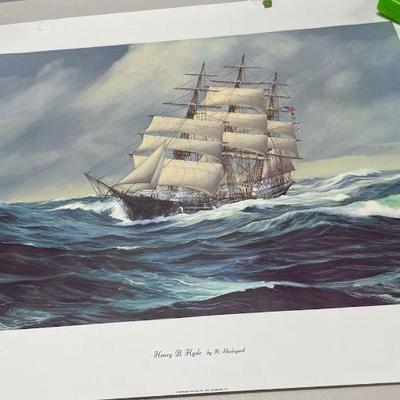 SCH008 - Vintage Print By Hans Skalagard “Henry B Hyde”