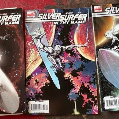 SCH034-Marvel Comics Silver Surfer Lot