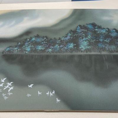 SCH004 - Vintage David Lee Lithograph Numbered
