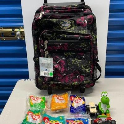 SCH013 - McDonald’s Teeny Beanie Babies, Rolling Backpack, & Toys