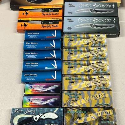 SCH254- Variety Of Frost Cutlery Knives 