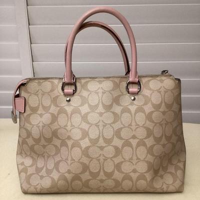 SCH105 Genuine Signature Coach Hand Bag Purse