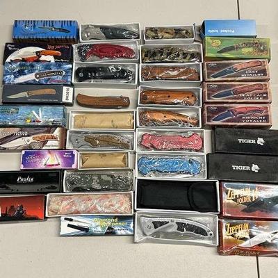 SCH244- Variety Of Pocket Knives 