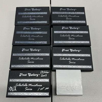 SCH232- Limited Edition Frost Cutlery Collectable Miniature Series Oct. 09 1 Of 100